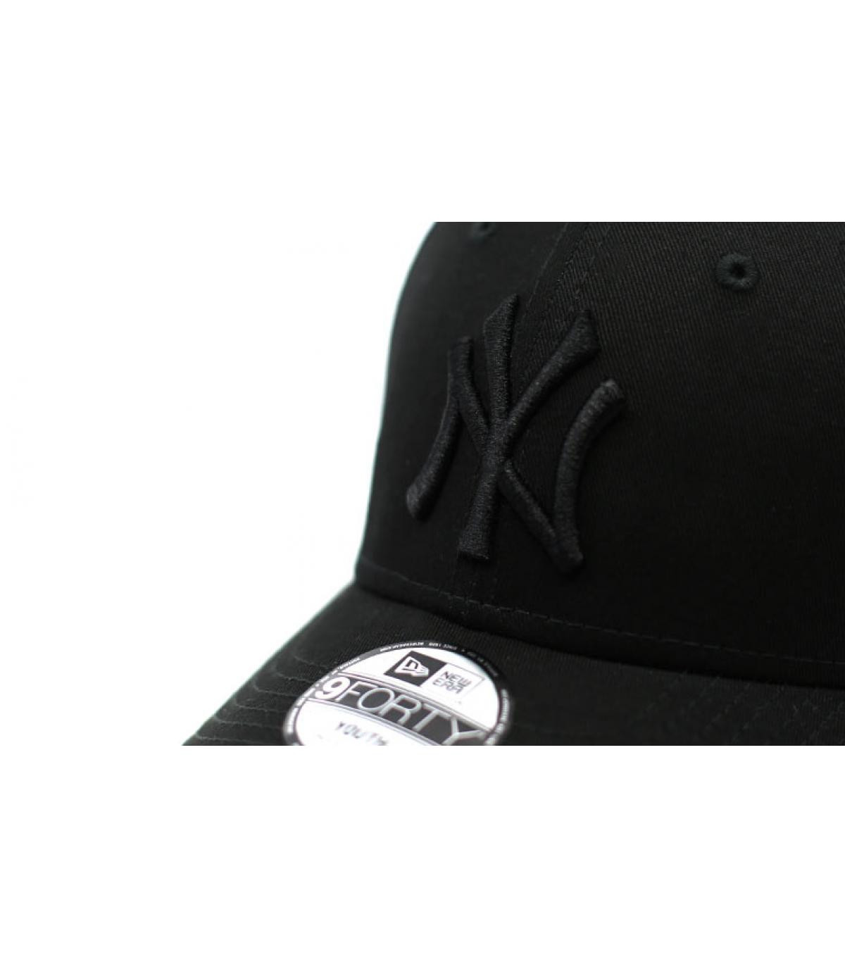 black NY child cap